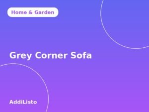 Grey Corner Sofa, sofa bed
